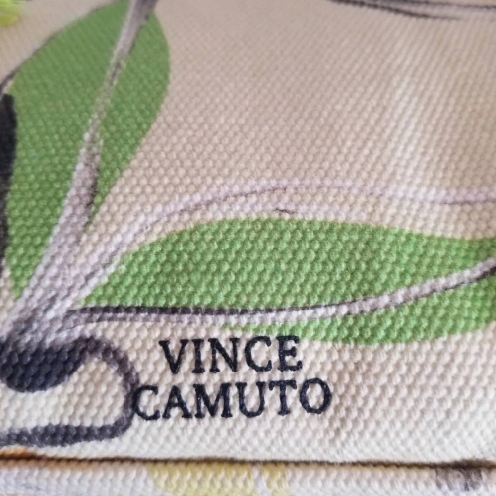 NWT Vince Camuto Amia La Frutta🍋🍏 Print Canvas Shoulder Bag Tote - Picture 8 of 13